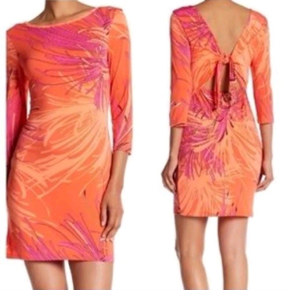 Trina Turk Tropical 2 in 1 Jersey Dress